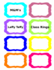 Colorful Tags Clip Art