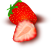 Strawberry Slice Clip Art