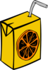 Orange Juice Box Clip Art