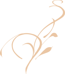 Swirl Tan Clip Art