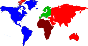 Map Americas Europe Africa Asiapacific Clip Art