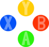 Xbox Controller Light Buttons Clip Art at Clker.com - vector clip art ...