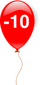 10ballon Clip Art