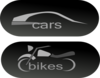 Cars Bikes Buttons Clip Art