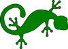 Geco Verde Clip Art