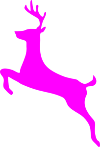 Lt Pink Deer Clip Art