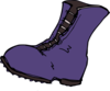 Purple Boot Clip Art