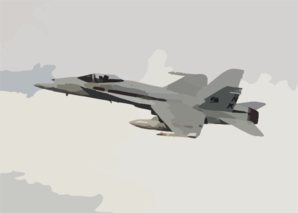 Hornet Patrols Over Southern Iraq Clip Art