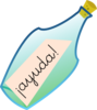 Message In A Bottle Clip Art