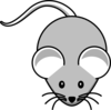 Light Gray Mouse Clip Art