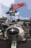 Navy Jack On Board Uss Kitty Hawk Clip Art