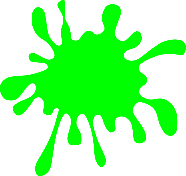 Green Splat Clip Art at Clker.com - vector clip art online, royalty