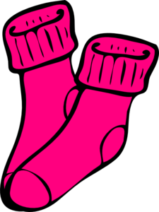 Sock Pair Clip Art at Clker.com - vector clip art online, royalty free ...