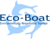 Eco Boat Dolphins Clip Art
