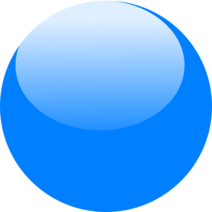 Bubble Blue Normal Clip Art