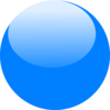 Bubble Blue Normal Clip Art