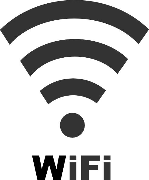 Wifi Icon With Text Clip Art at Clker.com - vector clip art online
