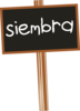 Siembra Blackboard Clip Art
