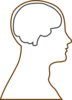 Head And Brain Outline Clip Art