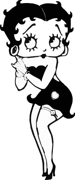 Betty Boop Clip Art at Clker.com - vector clip art online, royalty free