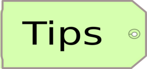 Green Tips Tag Clip Art