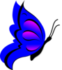 Blue Shadow Clip Art