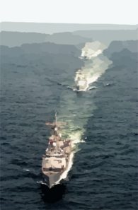 Uss Rueben James Along With Pakistan Navy Ship (pns) Shahjahan And Pns Tippi Sultan Are Currently Participating In Exercise Inspired Siren 2002. 2 Clip Art