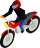 Motorcycle Driver Clip Art
