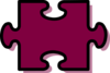 Piece Of Puzzle Purple Clip Art