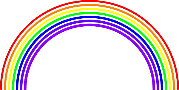 Rainbow Background Clip Art at  - vector clip art online, royalty  free & public domain