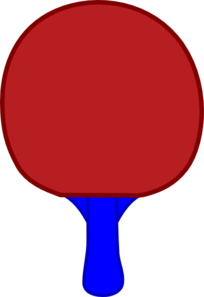 Red Paddle Clip Art