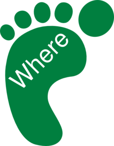 Where Footprint Clip Art