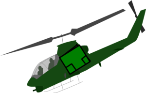 Helicoper Open Clip Art