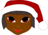 Black Santa Helper Clip Art