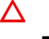 Blank Warning Sign Clip Art