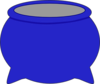 Blue Pot Clip Art