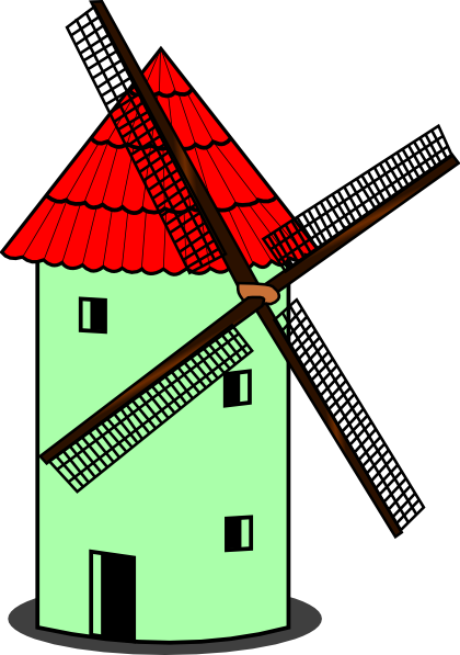Windmill Clip Art at Clker.com - vector clip art online, royalty free