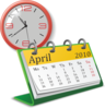 Clock And Calendar Clip Art