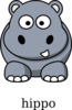 Hippo Clip Art