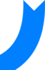 Blue Arrow Curve Clip Art