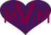 Purple Heart Monogram Clip Art