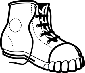 Sneaker Bw Clip Art at Clker.com - vector clip art online, royalty free ...