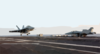 An F/a-18f  Super Hornet  Lands On Deck. Clip Art