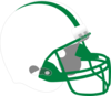 Green And White Helmet Clip Art
