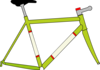 Bike Paint Scheme Green Clip Art