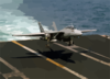 An F-14 Tomcat Assigned To The Checkmates Of Fighter Squadron Two One One (vf-211) Prepares To Land On The Flight Deck Aboard Uss Enterprise (cvn 65). Clip Art