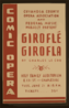 Cuyahoga County Opera Association And Federal Music Project Present  Giroflé Girofla  By Charles Le Coq Comic Opera. Clip Art