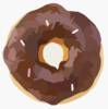 Choco Donut Clip Art