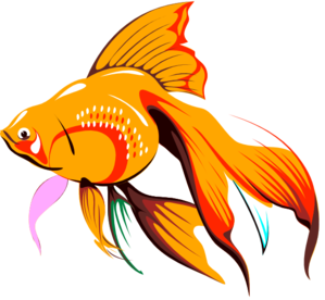 Golden Fishie Clip Art