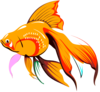 Golden Fishie Clip Art